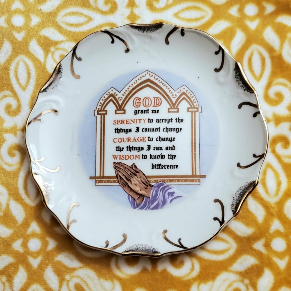 Serenity Prayer Collectible Plate